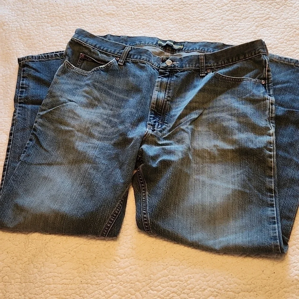 Lee regular fit straight leg acid washed distressed jeans